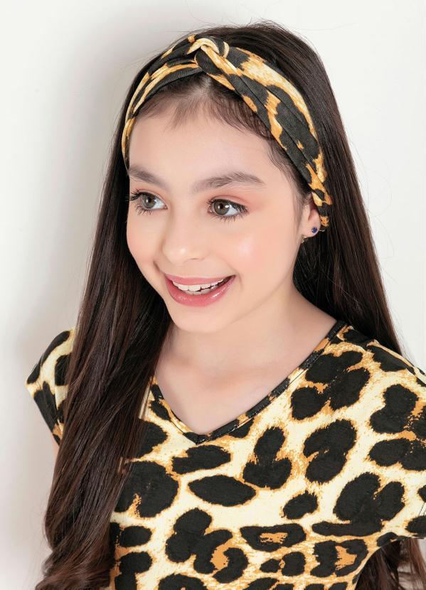 Faixa Infantil (Ona) para o Cabelo