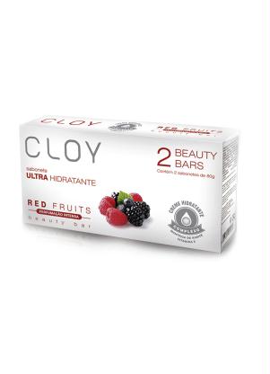 Kit 2 Sabonetes Cloy Red Fruit