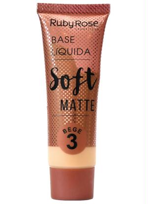 BASE LQUIDA SOFT MATTE (BEGE 3) 30 ML