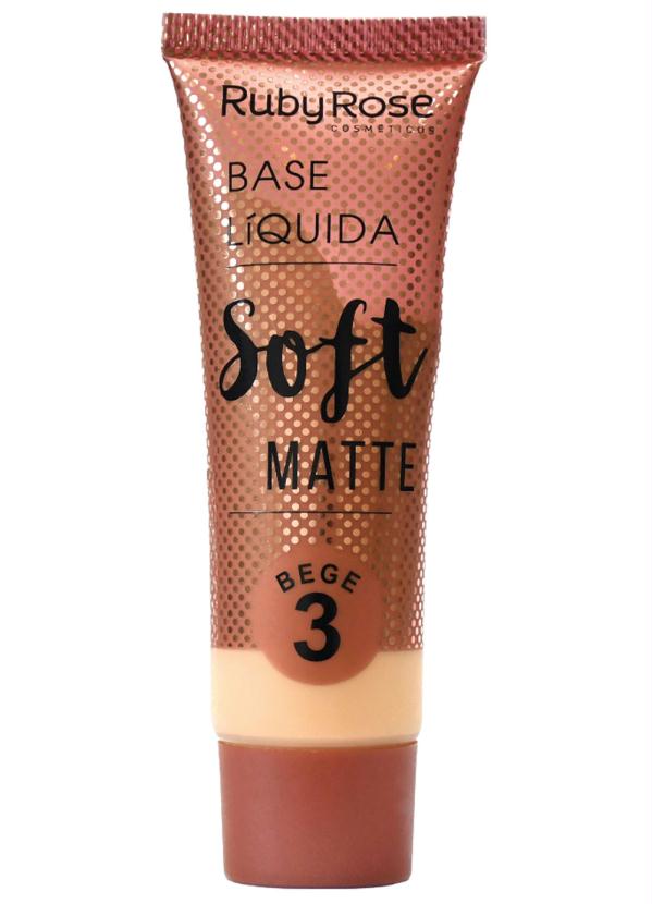 BASE LQUIDA SOFT MATTE (BEGE 3) 30 ML