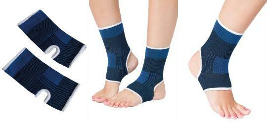 Par de Tornozeleira Ortopdica Azul 2 Peas