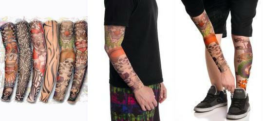 Meia Tattoo Desenhos 1 Pe�a