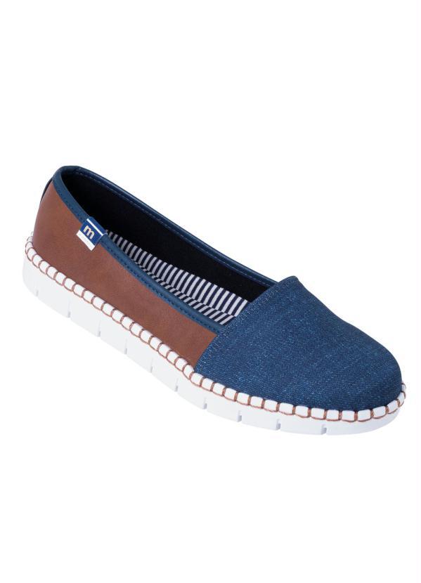 Sapatilha Moleca (Jeans) com Solado Flexvel