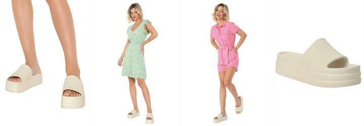 Tamanco Off White em Eva Micro Espandido