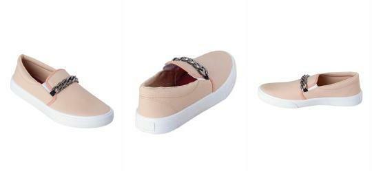 Tnis Nude com Detalhe de Corrente