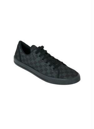 Tnis (Preto) com Estampa Xadrez