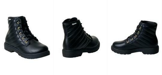 Bota Molekinha Preta em Sint�tico