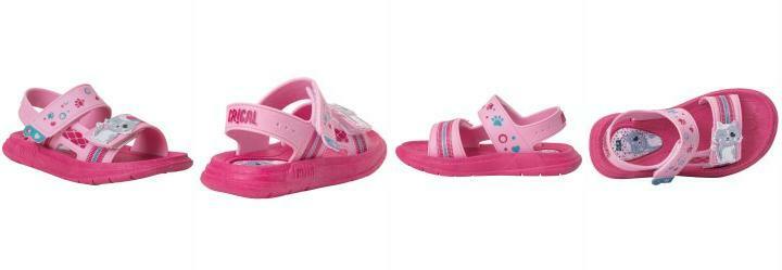 Sandlia Infantil Rosa com Velcro