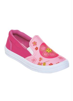Tnis Infantil Slip On (Pink) com Estampa Floral