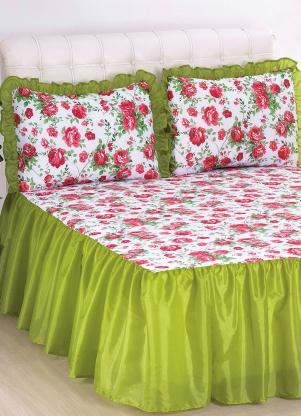 Jogo de Colcha (Verde (Casal)) 3 Peas