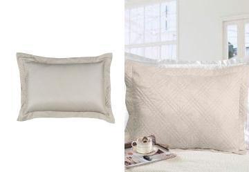 Porta Travesseiro Bege 1 Pea