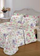 Jogo de Cama Estampado Casal 3 Peas