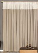 Cortina com Band Bege 300x170 cm