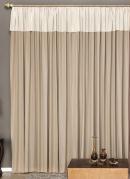 Cortina com Band Bege 400x230 cm