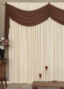 Cortina com Band Tabaco 400x230 cm