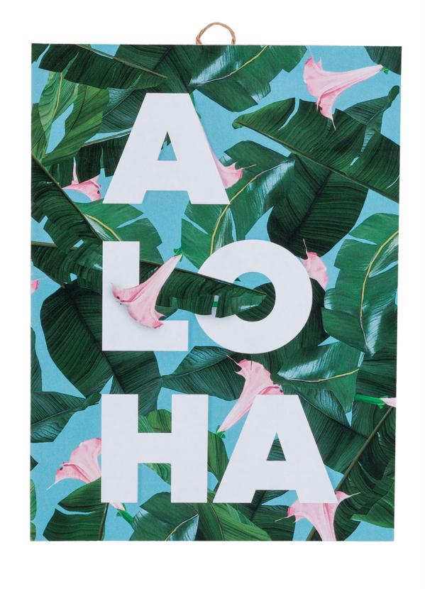 Quadro Decorativo Aloha