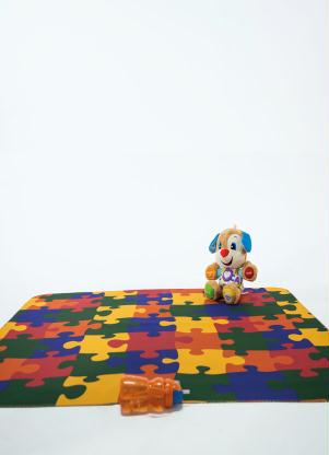 Tapete Infantil Antiderrapante (Puzzle) 130x200 cm