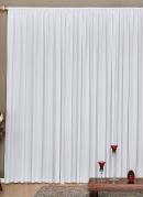 Cortina com Bandô Branca 400x230 cm