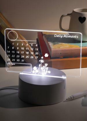 Calendrio Eletrnico Luminria Led