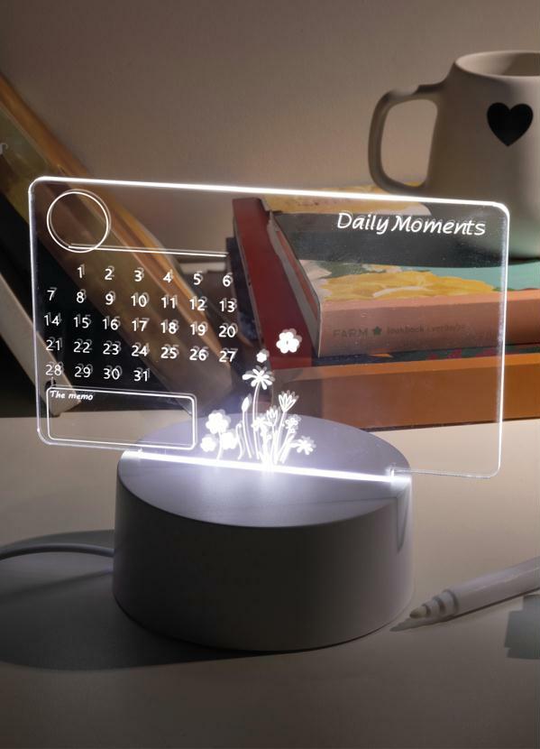 Calendrio Eletrnico Luminria Led