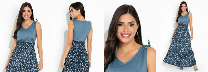 Regata Azul Claro com Amarrao