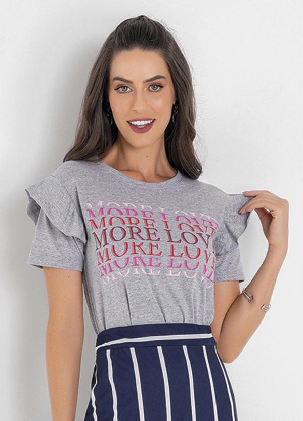 Blusa (Mescla) Modelo T-Shirt Moda Evangélica