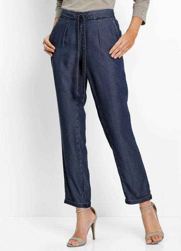Calça Jeans Comfort (Azul Escuro)