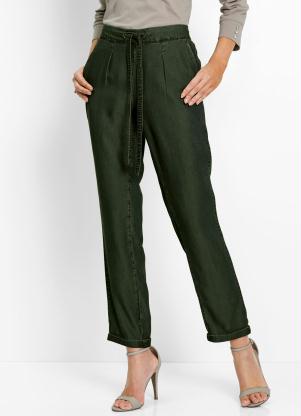 Calça Jeans Comfort (Verde Militar)