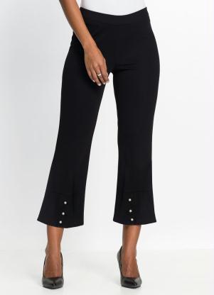 Cala Cropped com Prolas (Preta)
