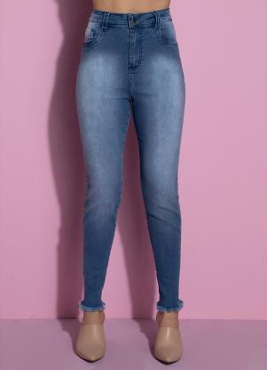 Cala com Termocolantes nas Laterais (Jeans)