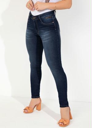 Calça (Jeans) Cropped com Bolsos Kdori