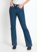 Calça Jeans Flare Azul Médio 