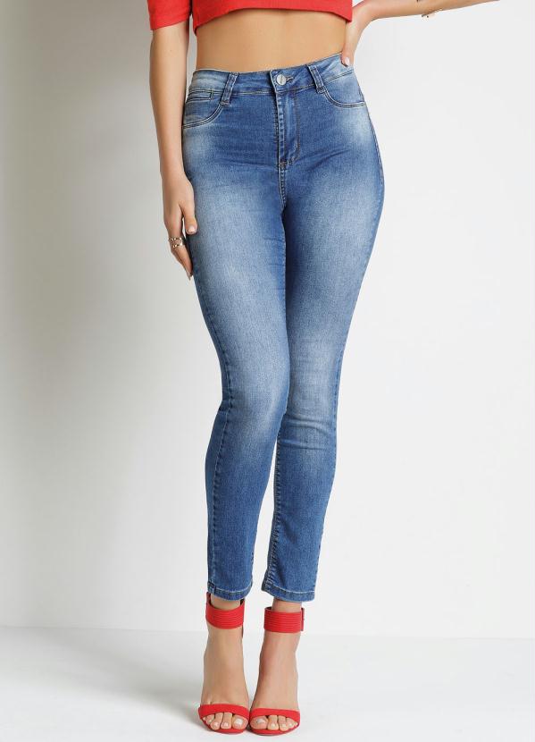 Cala (Jeans) Hot Pants com Zper no Bolso Sawary