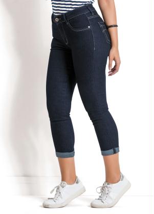 calça jeans feminina perna curta