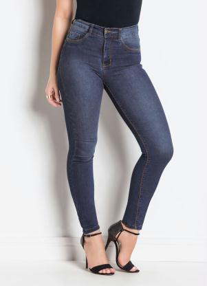 Cala Jeans Sawary Modelo Ajustvel Legging (Azul)