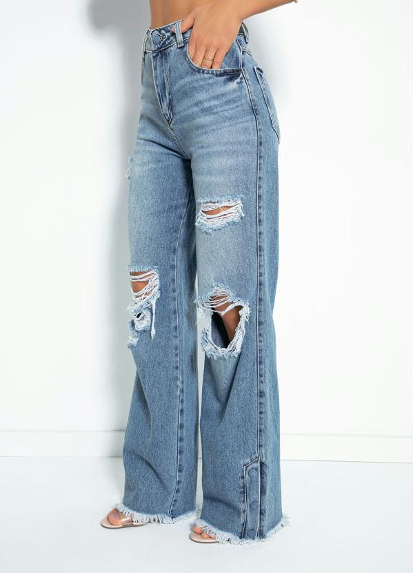 Cala (Jeans) Wide Leg Destroyed Sawary