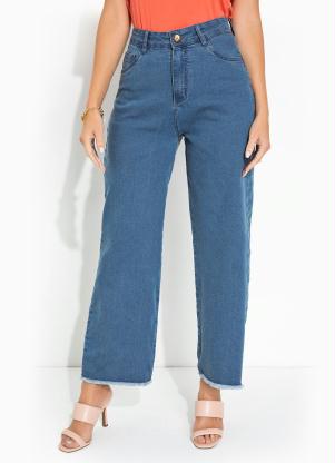 Cala Pantalona Jeans (Azul Mdio)