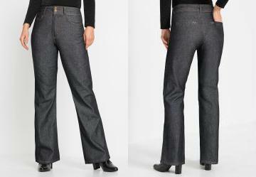 Cala Preto em Jeans de Algodo