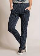 Cala com Bolsos Funcionais Risca de Giz 