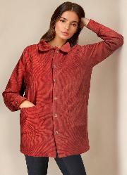 Casaco Ferrugem em Veludo Cotel