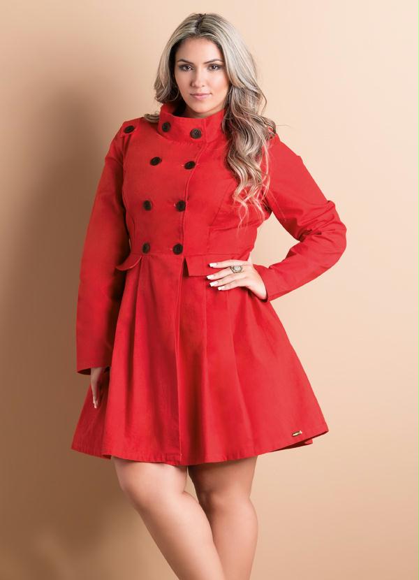 sobretudo acinturado preto