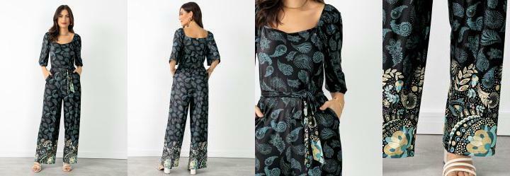 Macac�o Paisley Preto com Faixa