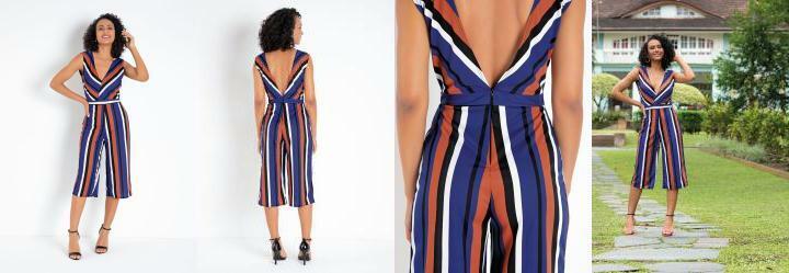 Macaco Listrado com Zper no Decote