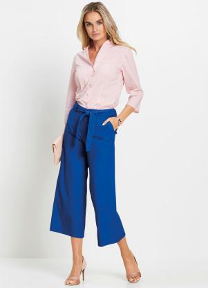 pantacourt azul royal