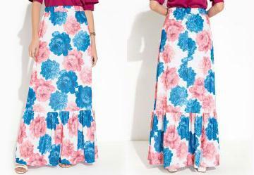 Saia Floral Longa Lenia