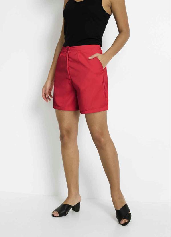 Shorts Alfaiataria (Vermelho)