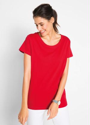 T-Shirt Bsica Gola Redonda (Vermelho)