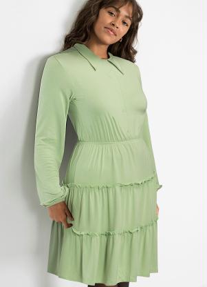 Vestido com Babado (Verde)