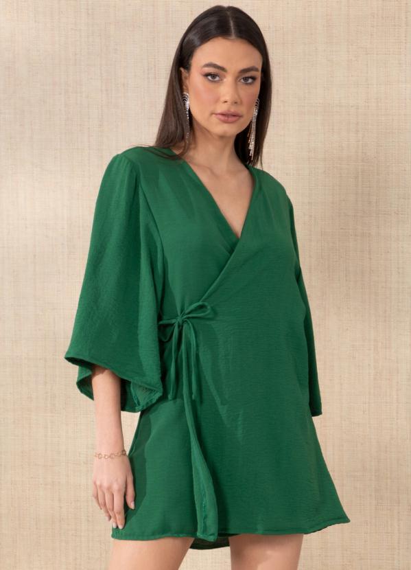 Vestido Kimono (Verde) com Amarrao