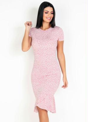 Vestido com Babado (Manchas) Moda Evanglica